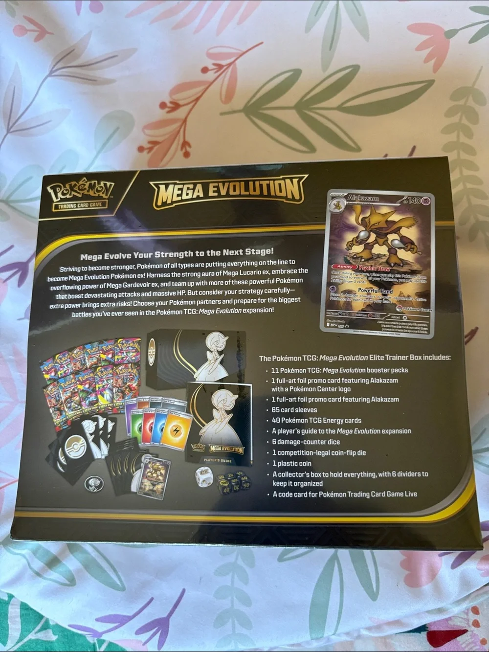 Pokemon Mega Evolution Elite Trainer Box - Black and Gold